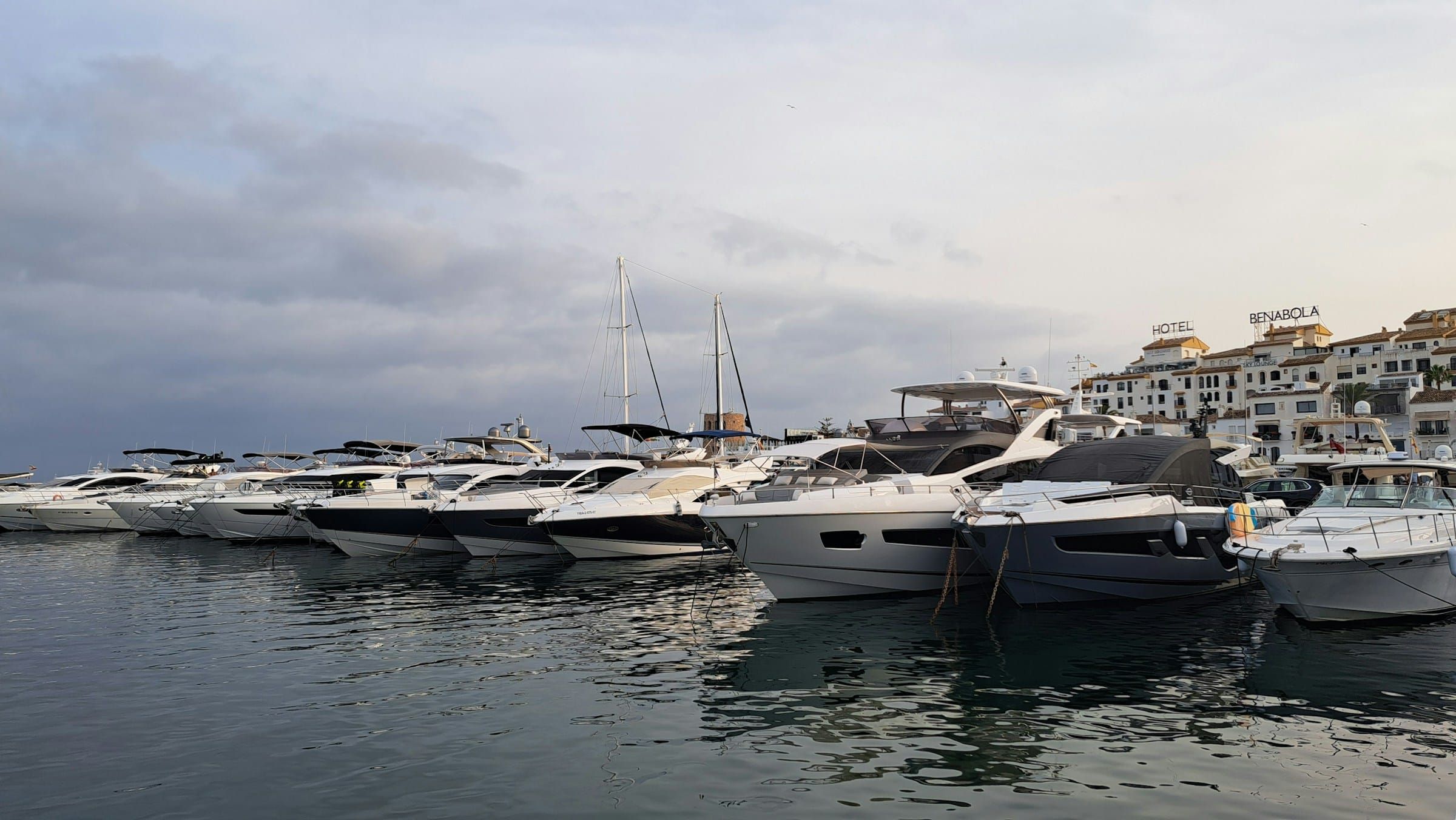 Yachts in the marina of Puerto Banús